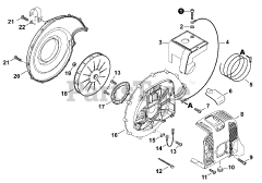 Echo PB-770 T - Echo Backpack Blower (SN: P05311001001 - P05311999999)