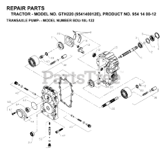Husqvarna GTH 220 (954140012-E) - Husqvarna Garden Tractor (1998-09) TRANSMISSION