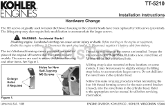 Kohler CH18-62572 - Kohler Command PRO Twin Engine, Made for Singapore Auto, 18hp, 13.4kW Blower Housing &amp; Baffles 6-24-39