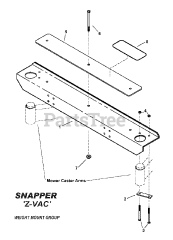 Snapper 7063313 - Snapper 52" Z Vac Triple Grass Catcher