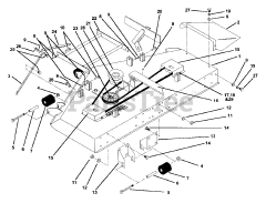 Snapper ZU 4804 M (80481) - Snapper 48" Mower Deck Assembly