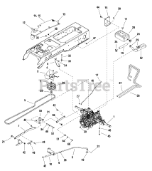 Snapper YT 2452F (2691047-00) - Snapper YT400 Series 52" Yard Tractor, 24hp