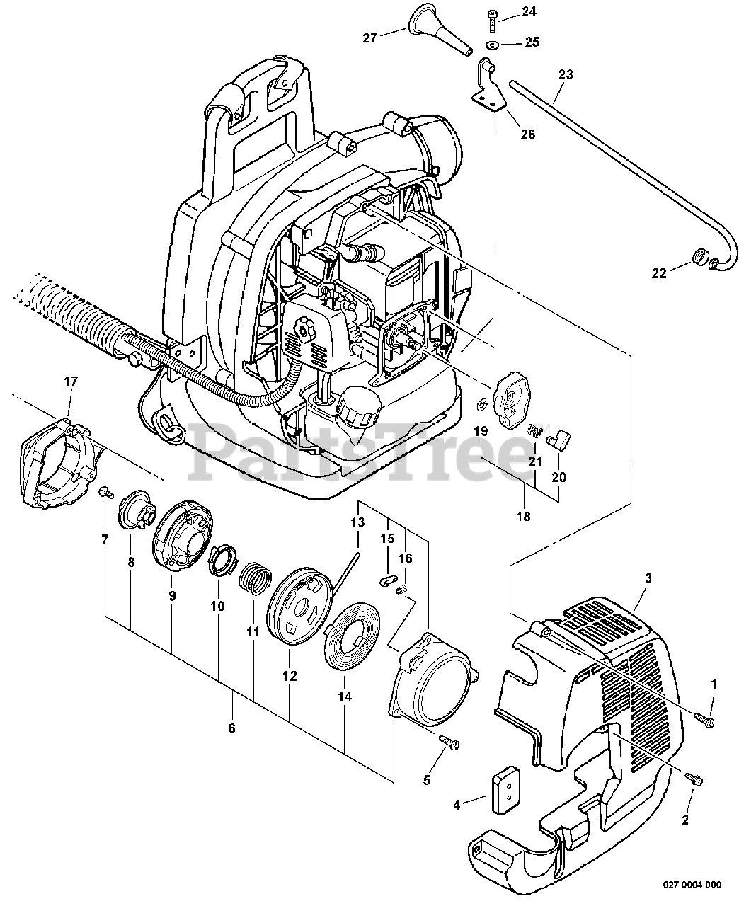 Echo Pb 580t Blower Parts