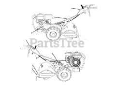Husqvarna TR 530 (960910017-02) - Husqvarna Rear-Tine Tiller DECALS