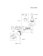 Kawasaki FJ180V-AM14 - Kawasaki Engine PISTON/CRANKSHAFT