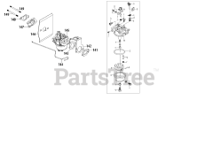 MTD 6X65RU - MTD OHV Engine 6X65RU Carburetor