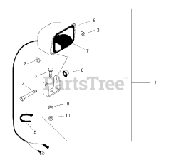Ariens 924112 (ST 928 LE) - Ariens 28" Snow Blower, 9hp Tecumseh (SN: 000101 & Above) Headlight