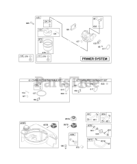 Briggs & Stratton 12V809-1783-B1 - Briggs & Stratton Vertical Engine Carburetor, Fuel Supply