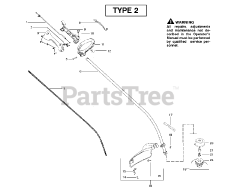 Weed Eater FL 25 (952715669) - Weed Eater Featherlite String Trimmer (2010-03) SHAFT HANDLE