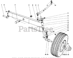 Toro 55002 (935) - Toro Lawn Tractor (SN: 009000001 - 009999999) (1969)