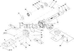Toro 30499 - Toro 52" Walk-Behind Mower, Floating Deck, Split Lever, Hydro Drive (SN: 280001001 - 280001100) (2008) HYDRAULIC PUMP ASSEMBLY NO. 115-4480