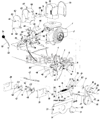 White Outdoor GT-1855 (147-996-190) - White Outdoor 50" Garden Tractor (1988)