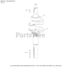 Kohler XT775-3060 - Kohler XT Series Engine, Made for MTD, 7.75 ft-lbs, 173cc 01 CrankShaft