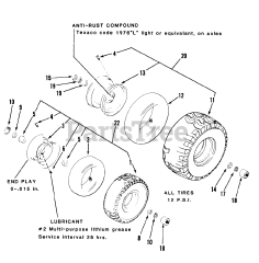 Toro 23-11BP03 (A-111) - Toro Rear-Engine Riding Mower (1984)