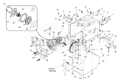 Yard Machines 31AS611D062 - Yard Machines Snow Thrower (2004) (Lowes)