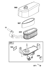 Briggs & Stratton 14D937-0234-F1 - Briggs & Stratton Vertical Engine