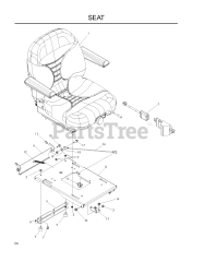 Husqvarna LZ 25 (968999772) - Husqvarna Zero-Turn Mower (2008-05) SEAT