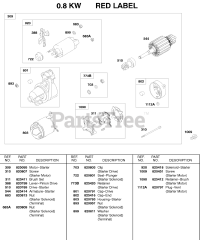 Briggs & Stratton 584447-0305-E2 - Briggs & Stratton Horizontal Engine