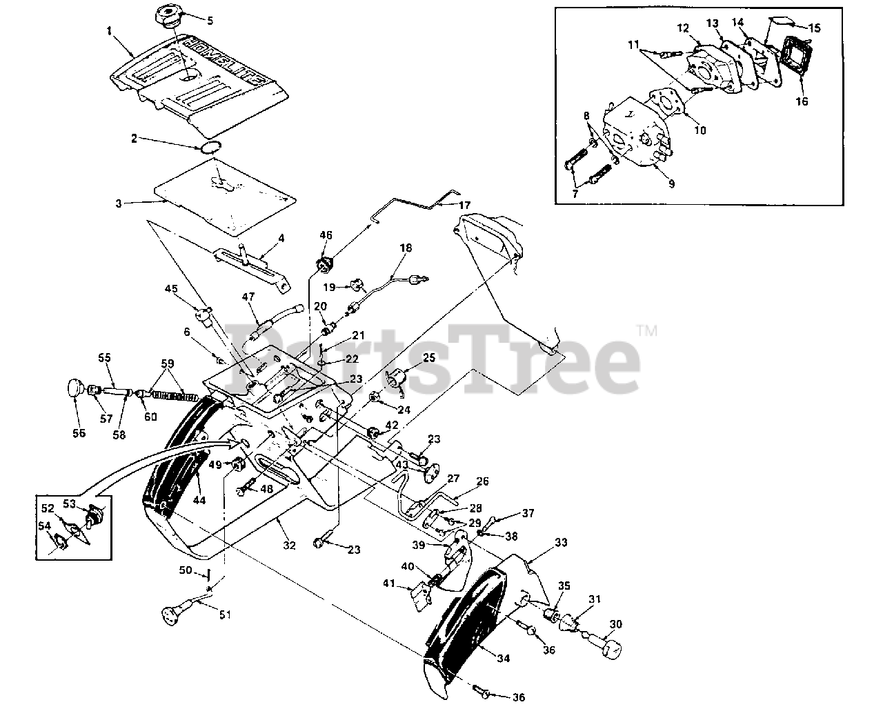 Homelite Electric Chainsaw Parts Diagram