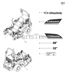 Ferris IS 2000Z (5901190) - Ferris IS2000Z Series 52" Zero-Turn Mower, 20hp Yanmar, Rear-Discharge