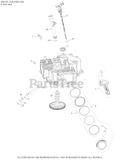 Kohler KT610-3008 - Kohler 6600 Series Engine, Basic Version, 19hp, 14.2kW 02 CrankCase