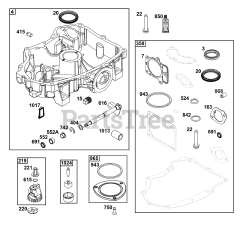 Briggs & Stratton 44U677-0018-B5 - Briggs & Stratton Vertical Engine