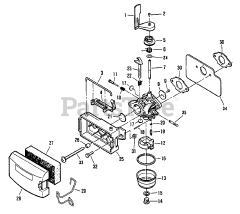 Lawn-Boy L 21 ZPN - Lawn-Boy Walk-Behind Mower (SN: H00000001 - H99999999) (1989) CARBURETOR GROUP MODELS: L21ZPN