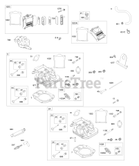 Briggs & Stratton 542477-0100-E1 - Briggs & Stratton Horizontal Engine Cylinder Heads, Rocker Covers
