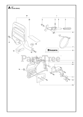 Husqvarna 357 XP - Husqvarna Chainsaw (2011-05) CHAIN BRAKE