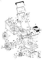 MTD 110-516R000 - MTD Walk-Behind Mower (1990)