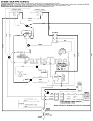 Ferris IS 700Z (5901225) - Ferris IS700Z Series 61" Zero-Turn Mower, 24hp Kawasaki, Side-Discharge Electrical Schematic - Cranking Circuit - S/N: 2017612394 &amp; Below