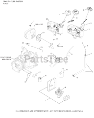 Kohler XT650-3032 - Kohler XT Series Engine, Made for Husqvarna, 6.5 ft-lbs, 149cc 08 Fuel System