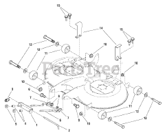 Snapper 1695433 - Snapper 40" Mower Deck 40" Mower Deck - Height Adjustment &amp; Roller Bar