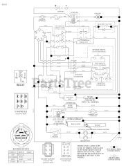 Husqvarna YTH 2146 XP (960430029-01) - Husqvarna 46" Yard Tractor (2008-01) Schematic