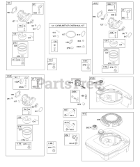 Briggs & Stratton 12J902-0168-01 - Briggs & Stratton Vertical Engine Carburetor, Fuel Supply