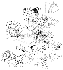 Cub Cadet 235 (235312) - Cub Cadet 20" Snow Thrower (1982)