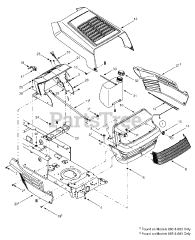 Yard Machines 13CH660F000 - Yard Machines Lawn Tractor (2003) Hood Style 0