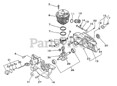 Echo CS-4600 - Echo Chainsaw (SN: 0001001 - 0027191)