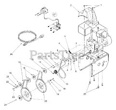 Huskee 31AE663G131 - Huskee Snow Thrower (2002) (Tractor Supply)