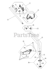 Craftsman 316.711170 (41ADZ23C799) - Craftsman String Trimmer (Sears) General Assembly (October 2014 &amp; before)