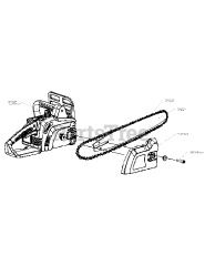 Cub Cadet CS 59L (41ALC59G912) - Cub Cadet Chainsaw, Electric (2013) Replacement Parts