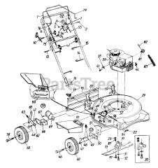 Coast to Coast 124-280B054 - Coast to Coast Walk-Behind Mower (1994)