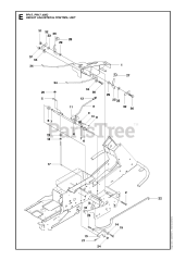 Husqvarna PR 17 AWD (966772701) - Husqvarna Swedish Riding Mower (2012-02) HEIGHT ADJUSTER &amp; CONTROL UNIT