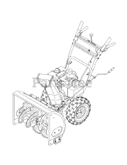 MTD 31AE6GFF795 - MTD Pro Snow Thrower (2007)