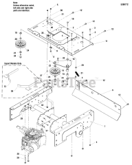 Ferris Comfort Control DD (5900689) - Ferris Comfort Control DD 52" Walk-Behind Mower, 25hp Kawasaki Engine Deck &amp; Frame Group