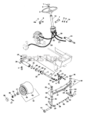 Ariens 931033 - Ariens Grand Sierra Garden Tractor, 18hp Kohler, Hydro (SN: 004001 - 004345)