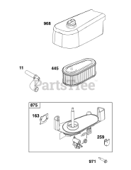 Briggs & Stratton 14D932-0115-F1 - Briggs & Stratton Vertical Engine