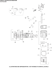 Kohler ECV740-3000 - Kohler Command PRO EFI Engine, Basic Version, 25hp, 18.61kW 04 CylinderHead/Breather