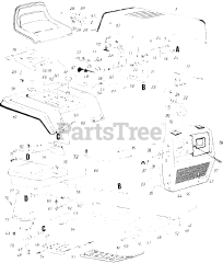 White Outdoor LGT-1600 (137-746-190) - White Outdoor 46" Lawn Tractor (1987)