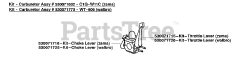 Weed Eater B 1750 - Weed Eater Blower Kit - Carburetor Assy